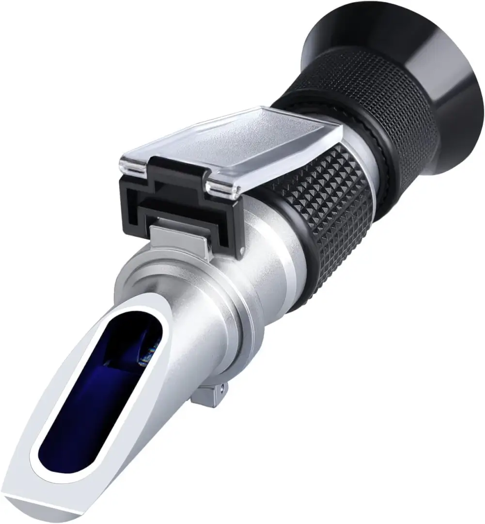 Refractómetro Óptico de Salinidad 0–28 %